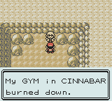 Pokemon Yellow Walkthrough Cinnabar Island