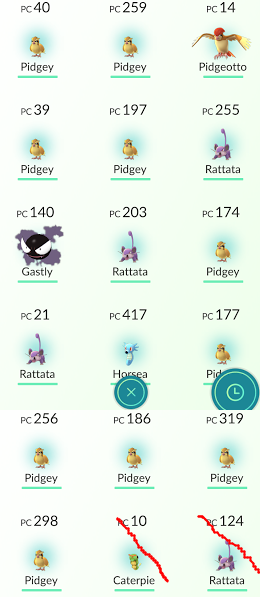 Pokestop Farming Captures