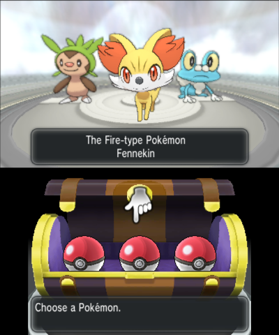 Pokemon X and Y Pick your starter