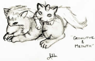 Growlithe & Meowth
Vee
