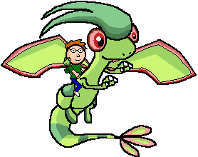 Myles, Treecko, and Flygon
Myles
